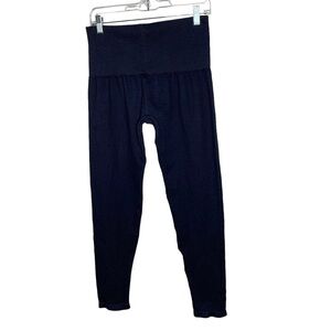 Assets By Spanx Womens Dark Blue 1X Legging Runs Smaller